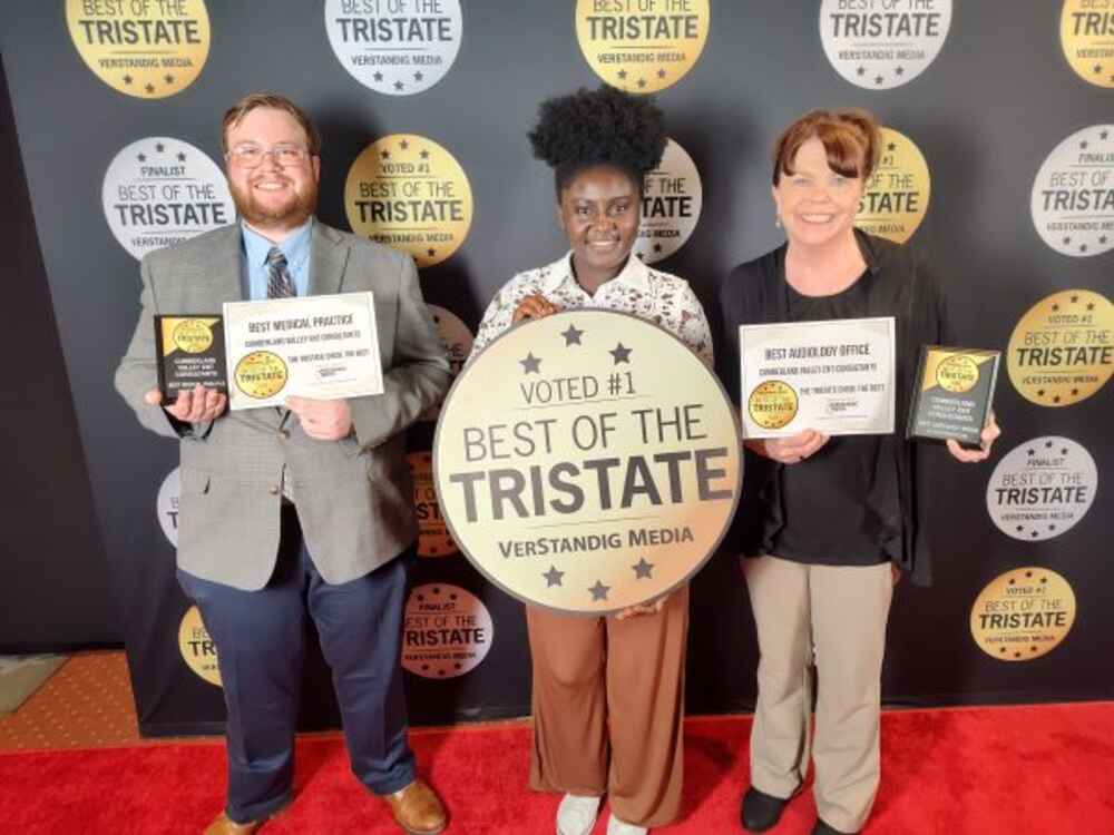 Cumberland Valley ENT named as Best of the Tristate 2026 winner for Best Medical Practice & Best Audiology Office