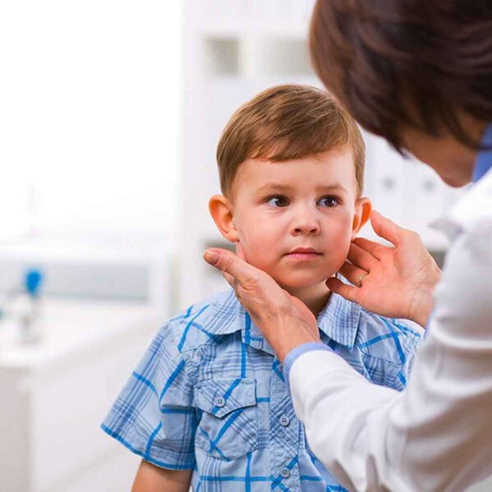 Doctor with pediatric patient